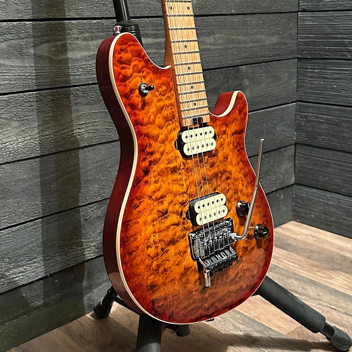 EVH Wolfgang Special QM Electric Guitar - Tiger Eye Glow