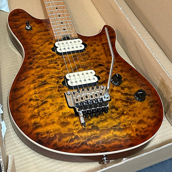 EVH Wolfgang Special QM Electric Guitar - Tiger Eye Glow