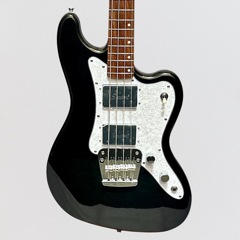 Fender Squier Paranormal Rascal HH 4 String Electric Bass Guitar - Black