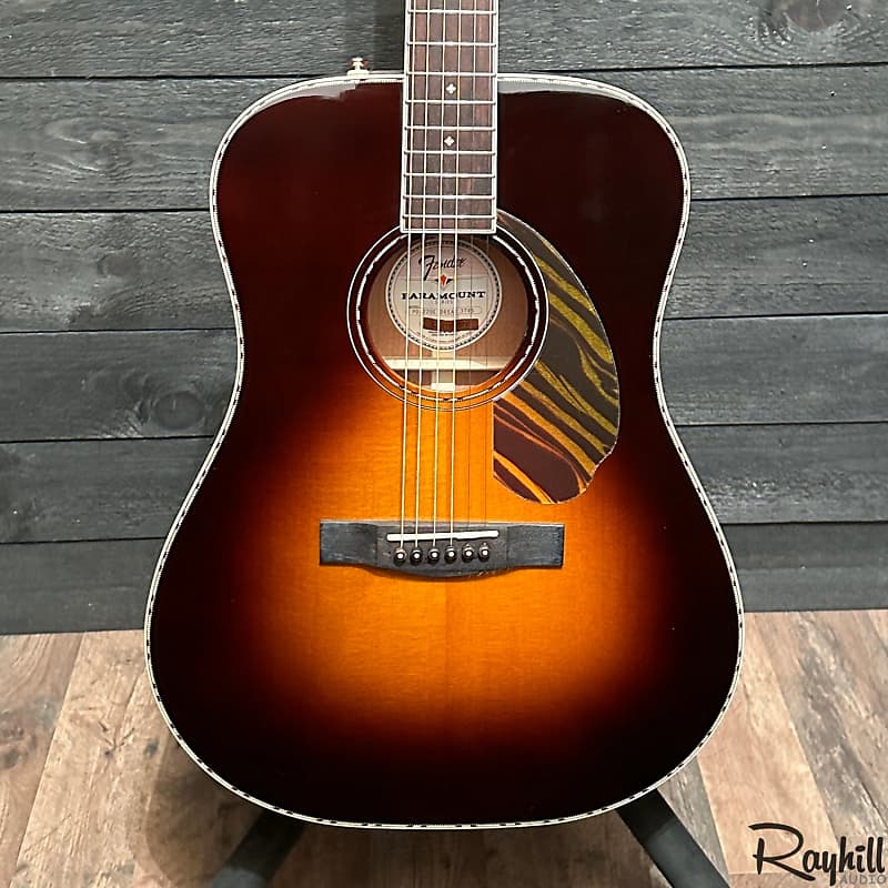 Fender Paramount PD-220E Dreadnought Acoustic-Electric Guitar w/ Case —  Rayhill Audio