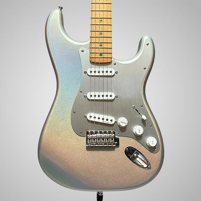 Fender H.E.R. Stratocaster Electric Guitar - Chrome Glow