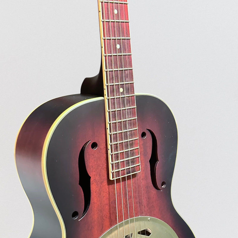 Gretsch G9241 Alligator Biscuit Round-Neck Resonator Acoustic Electric Guitar - Sunburst