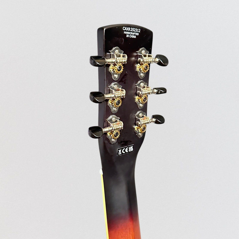 Gretsch G9241 Alligator Biscuit Round-Neck Resonator Acoustic Electric Guitar - Sunburst