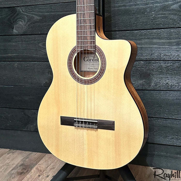 Cordoba C5-CET Spalted Maple Limited Classical Nylon Acoustic-Electric Guitar