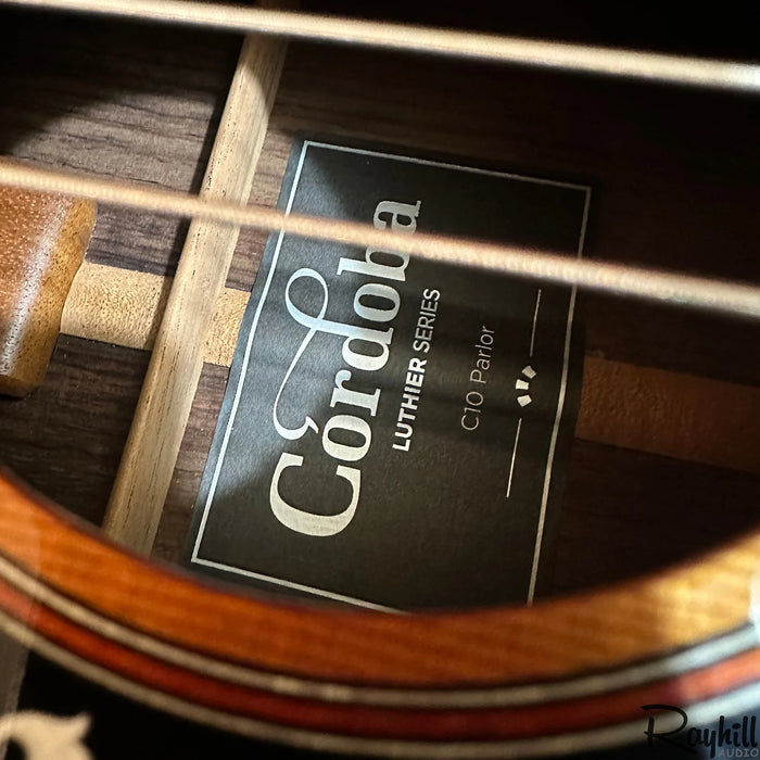 Cordoba C10 Parlor CD Classical Nylon String 7/8 Size Acoustic Guitar