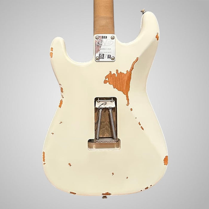 EVH Frankenstein "Frankie" Relic Electric Guitar - White