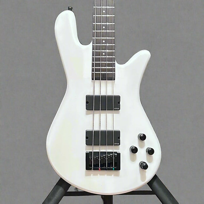 Spector NS Ethos 4 Four-String Electric Bass Guitar w/ Bag - White