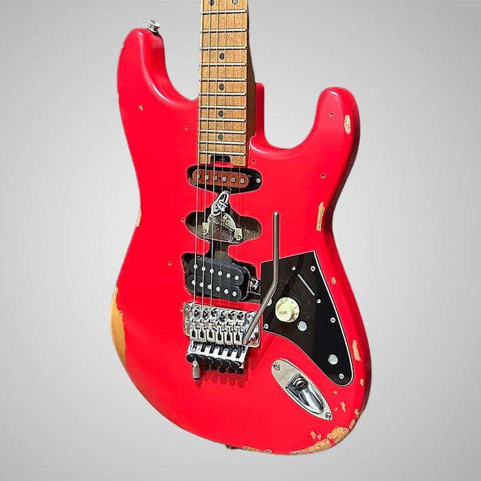 EVH Frankenstein "Frankie" Relic Electric Guitar - Red