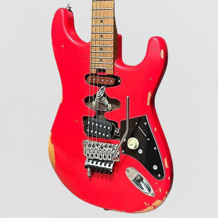 EVH Frankenstein "Frankie" Relic Electric Guitar - Red