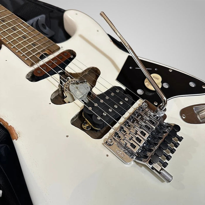 EVH Frankenstein "Frankie" Relic Electric Guitar - White