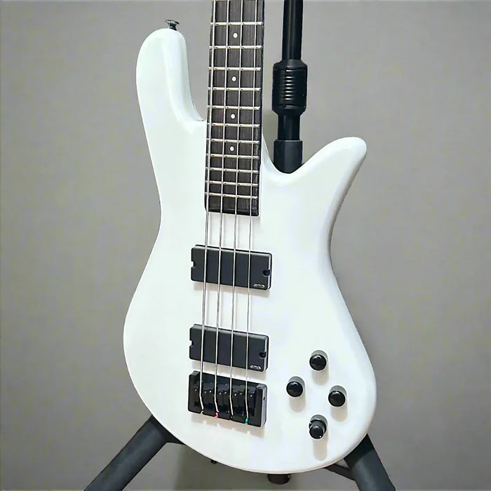 Spector NS Ethos 4 Four-String Electric Bass Guitar w/ Bag - White