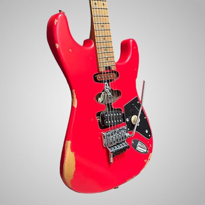EVH Frankenstein "Frankie" Relic Electric Guitar - Red