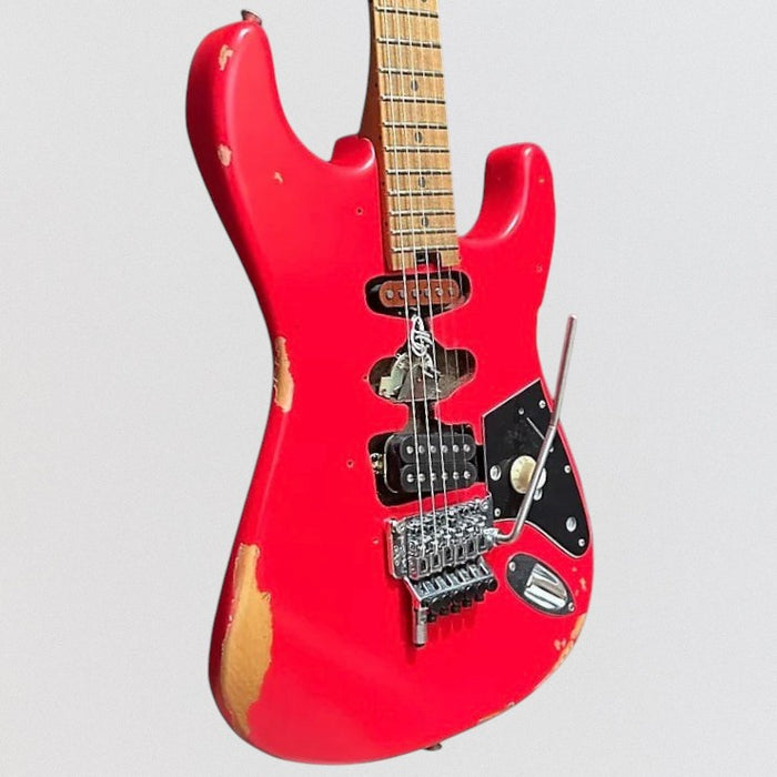 EVH Frankenstein "Frankie" Relic Electric Guitar - Red