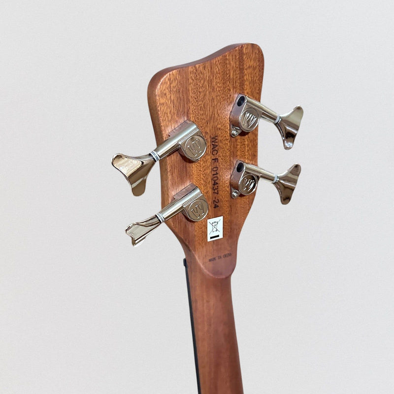 Warwick Rockbass Alien Deluxe 4 String Fretless Acoustic Electric Bass Guitar - Natural