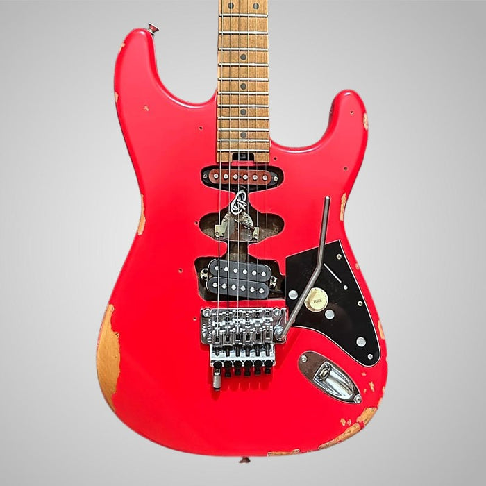 EVH Frankenstein "Frankie" Relic Electric Guitar - Red