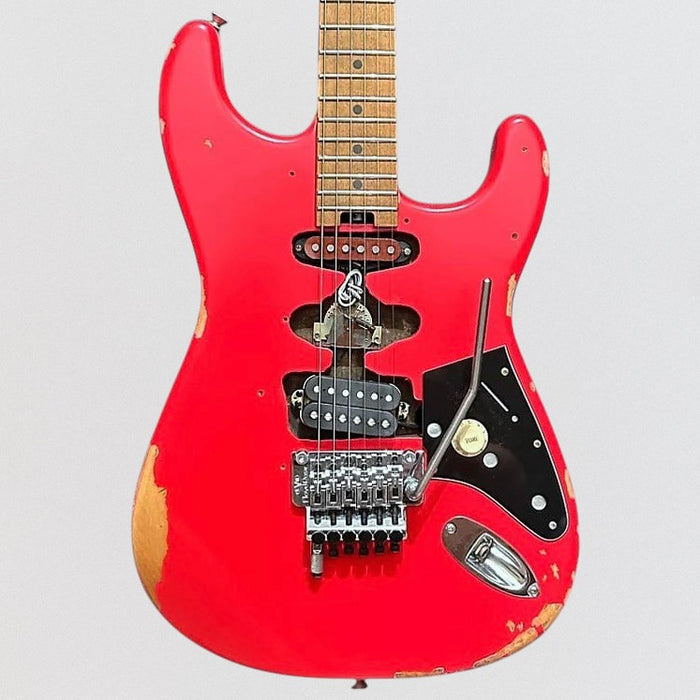 EVH Frankenstein "Frankie" Relic Electric Guitar - Red