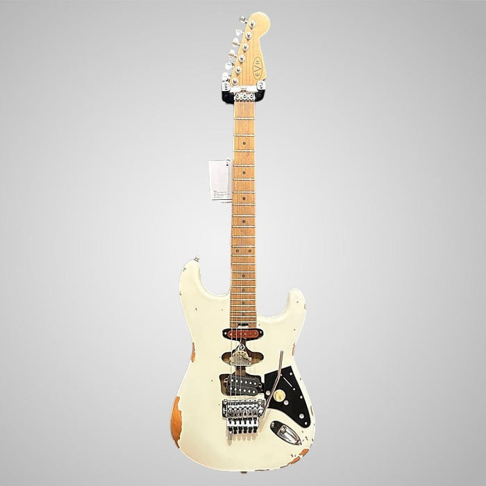EVH Frankenstein "Frankie" Relic Electric Guitar - White