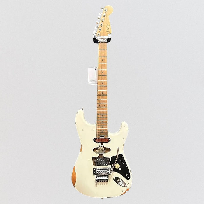 EVH Frankenstein "Frankie" Relic Electric Guitar - White