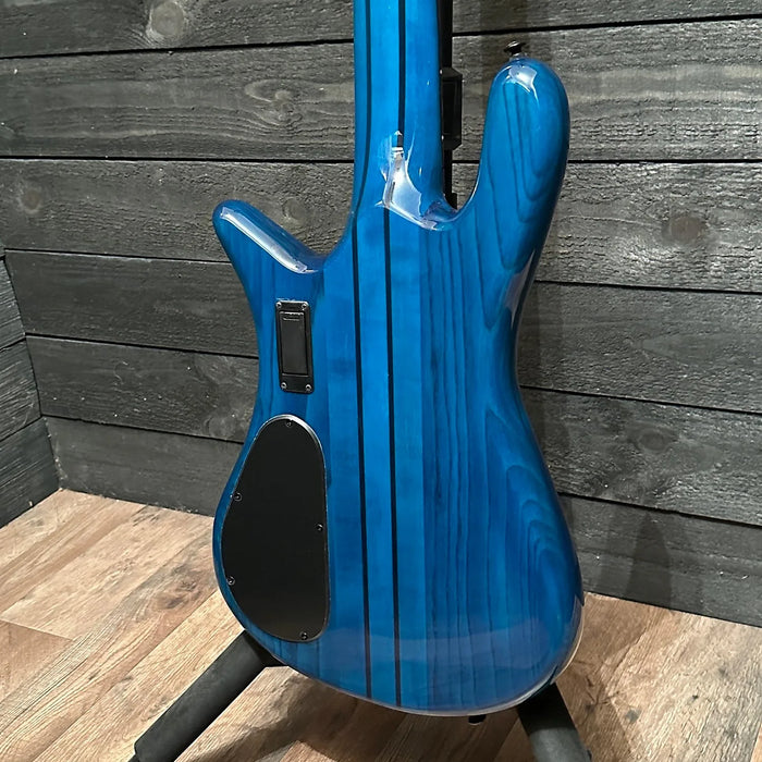 Spector NS Dimension 5 String Multi Scale Electric Bass Guitar - Black & Blue